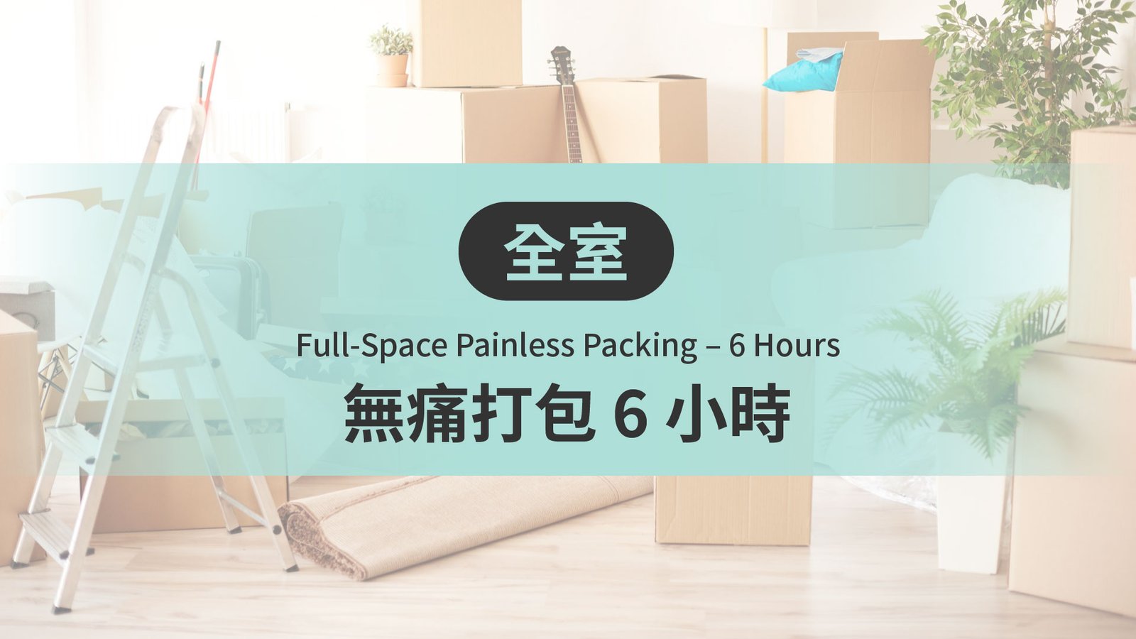 全室無痛打包 6 小時